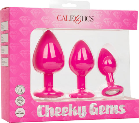 Cheeky Gems – Anal Training Kit with Three Graduated Anal Plugs > Anal Range > Butt Plug Kits