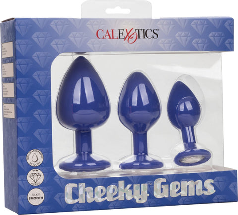 Cheeky Gems – Anal Training Kit with Three Graduated Anal Plugs > Anal Range > Butt Plug Kits