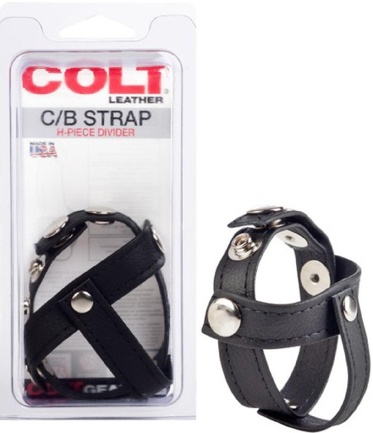 Colt Leather H-Piece Divider Strap – Soft Supple Leather Strap Accessory > Clothes > Mens Leather