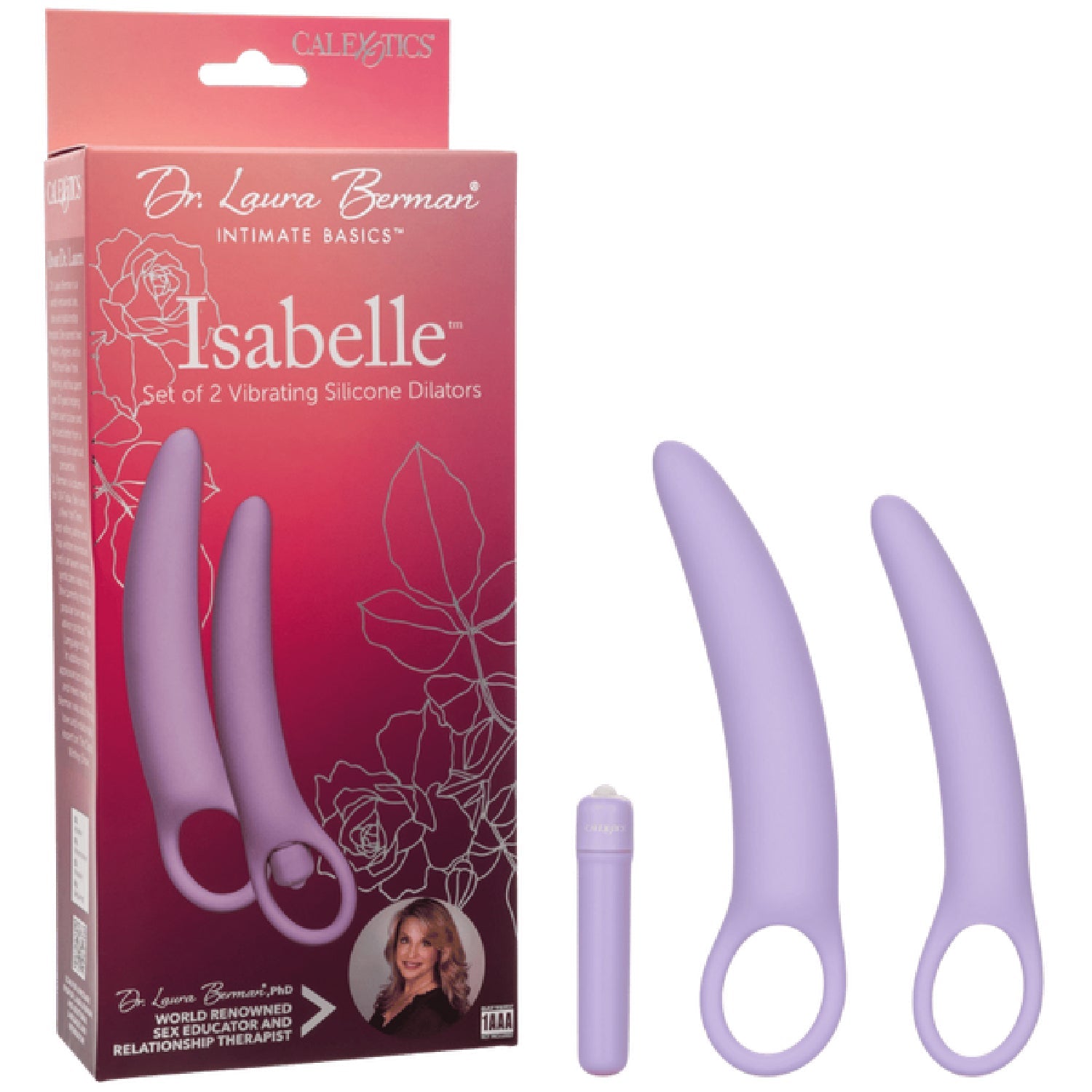 Isabelle Set of 2 Vibrating Silicone Dilators – Ergonomic Vaginal Dilators > Sex Toys > Dilators