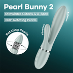 Satisfyer Pearl Bunny 2 (Grey Green) – Dual G-Spot Vibrator with Rotating Pearls > Sex Toys For Ladies > G-Spot Vibrators