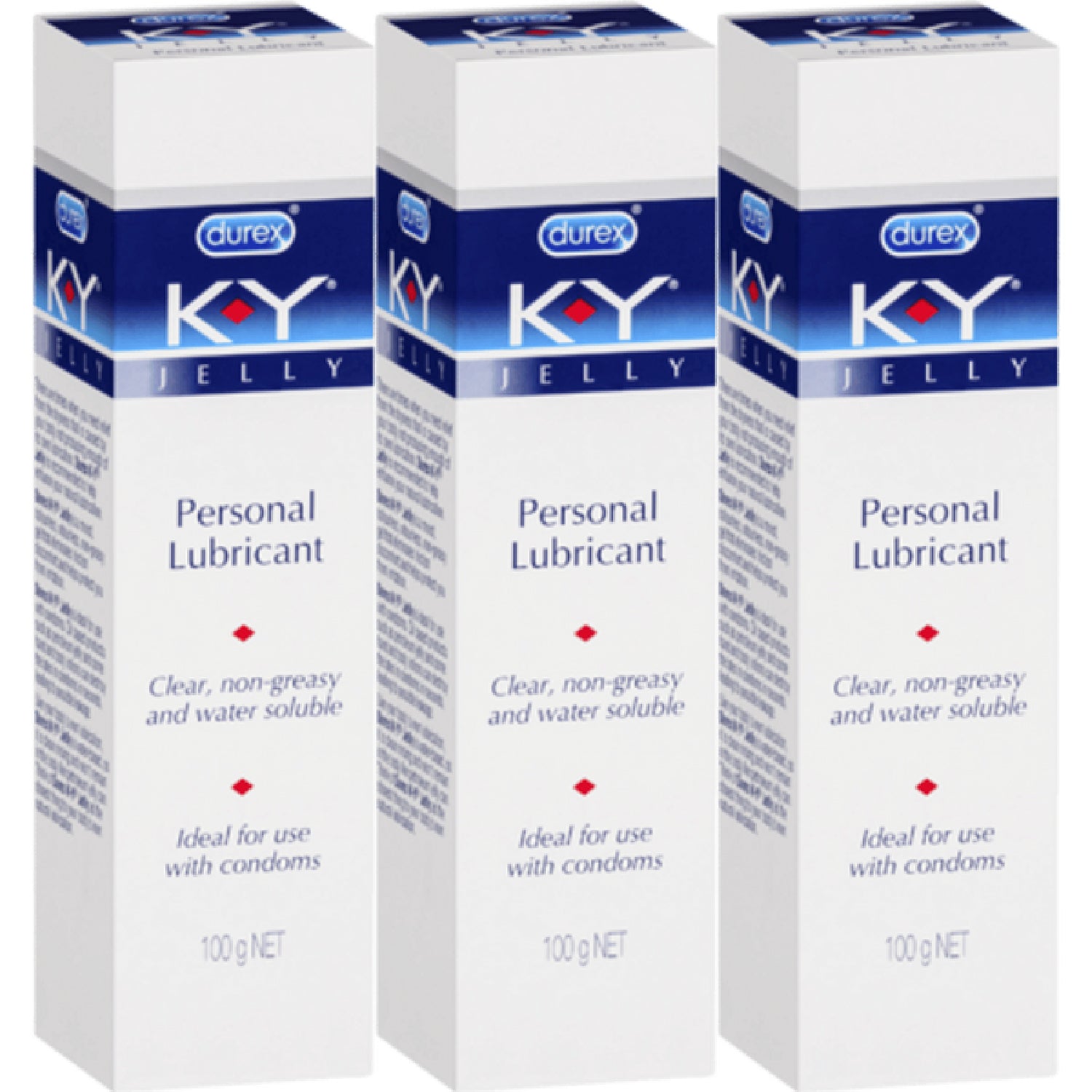 K-Y Personal Lubricant 3-Pack – Moisturizing Intimate Gel > Lube > Water Based Main image