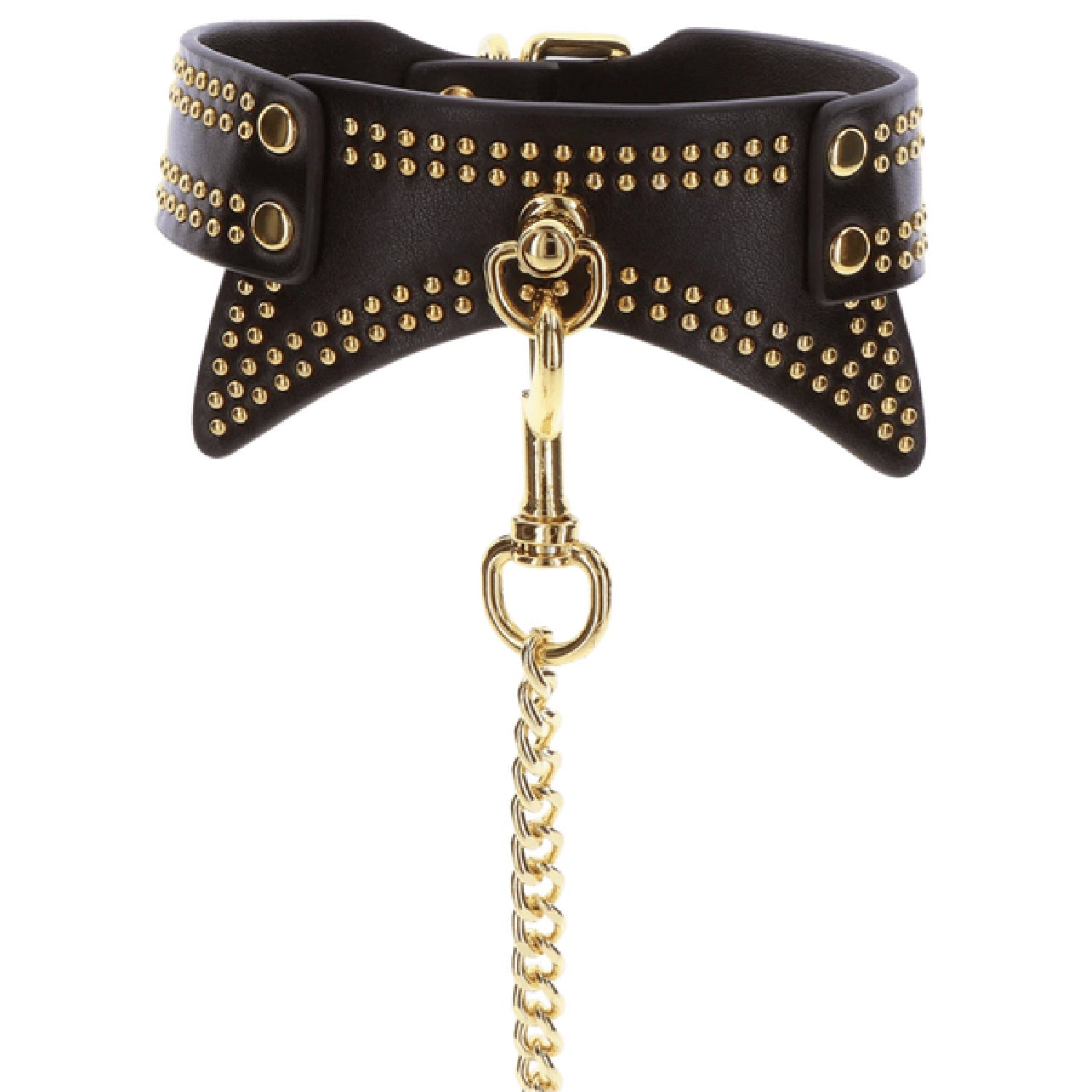 Taboom Studded Collar and Leash Set – Vegan Bondage Accessories > Bondage Gear > Collars & Leashes