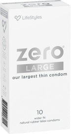 LifeStyles Zero Large 10 Pack – Large Thin Condoms > Essentials > Condoms
