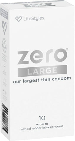 LifeStyles Zero Large 10 Pack – Large Thin Condoms > Essentials > Condoms