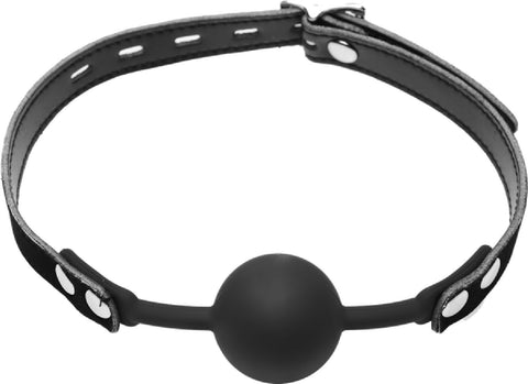 Premium Hush Locking Silicone Ball Gag – Comfort Silicone Ball Gag > Bondage Gear > Gags and Bits