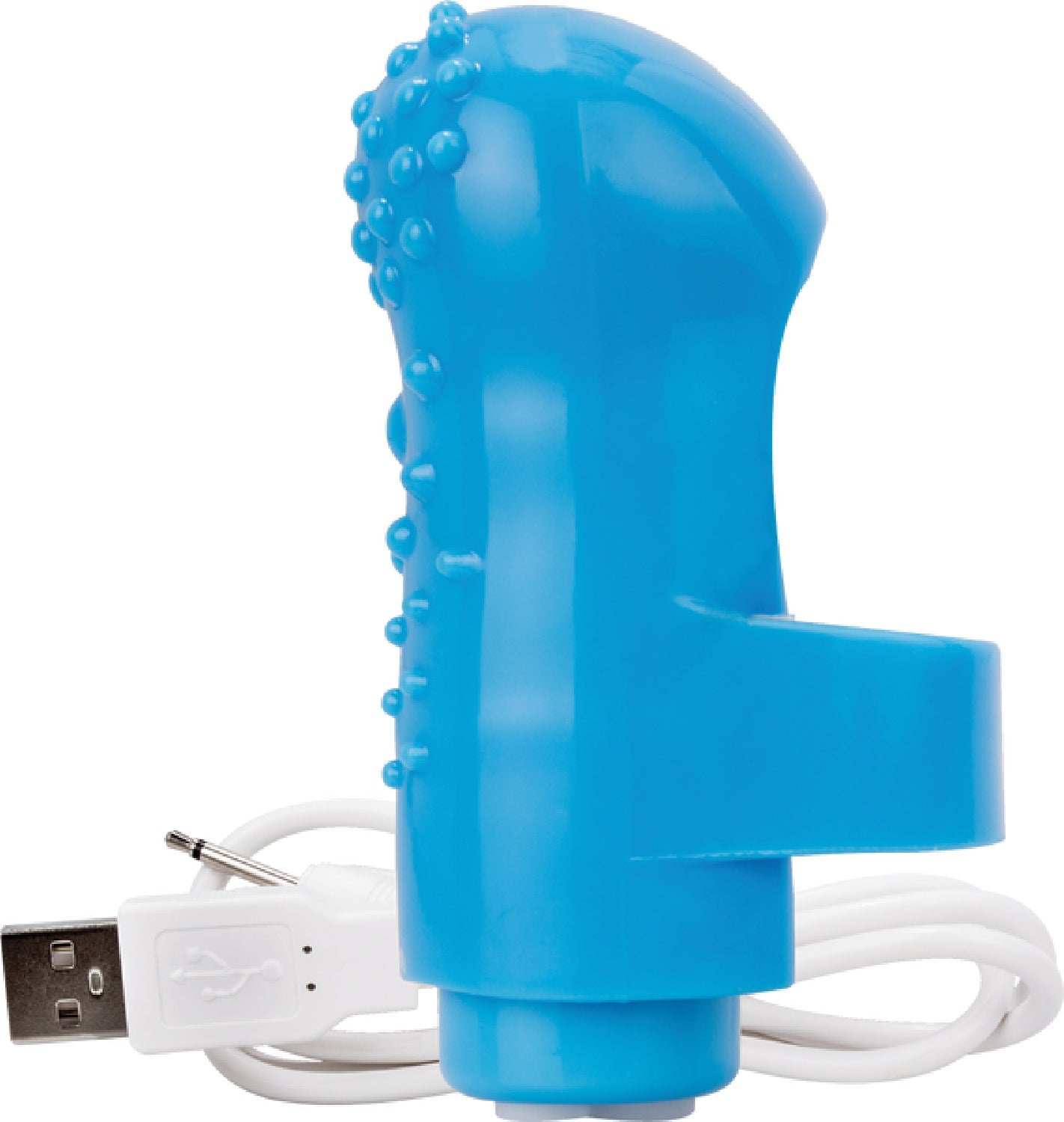 Charged Fing O Rechargeable Mini Finger Vibrator with Vooom Technology Silicone and ABS > Vibrators > Finger Vibrators