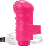 Charged Fing O Rechargeable Mini Finger Vibrator with Vooom Technology Silicone and ABS > Vibrators > Finger Vibrators