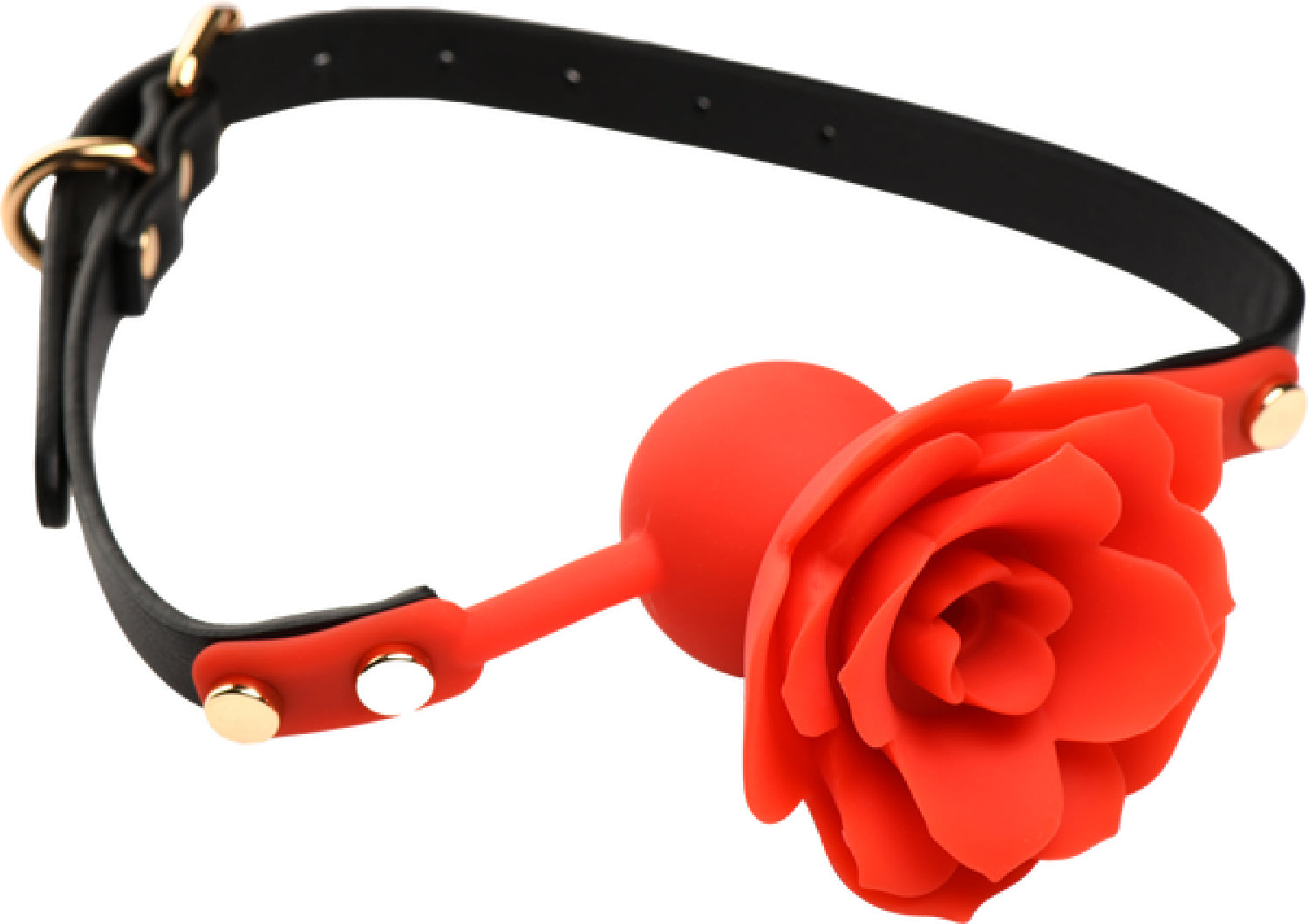 Blossom Gag Silicone Rose Gag – Plush Silicone Ball Gag > Bondage Gear > Gags and Bits Main image