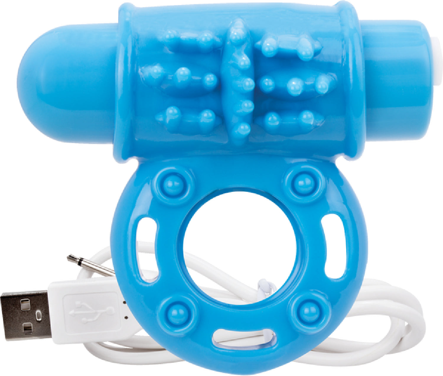 O Wow Ring Rechargeable Vibrating Cock Ring with 10 Vibration Functions SEBS Material Secondary image