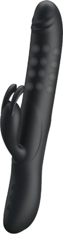 Pretty Love Rechargeable Colin Luxury Rechargeable Silicone Vibrator With Inflatable Head > Vibrators > Ladies > Rabbit Multi