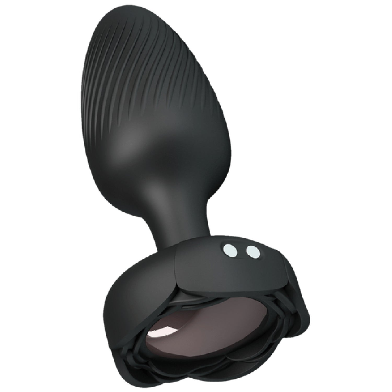 Varian Light-Up Rechargeable Butt Plug – LED Flashing Silicone Butt Plug > Anal Range > Vibrating Butt Plugs Main image