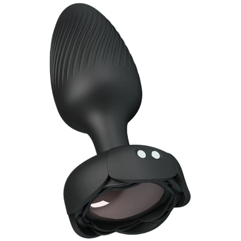 Varian Light-Up Rechargeable Butt Plug – LED Flashing Silicone Butt Plug > Anal Range > Vibrating Butt Plugs
