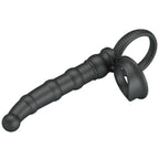 Tatum Cock Ring with Anal Probe – Silicone 10 Frequency Vibrating Cock Ring > Anal Range > Anal Probes