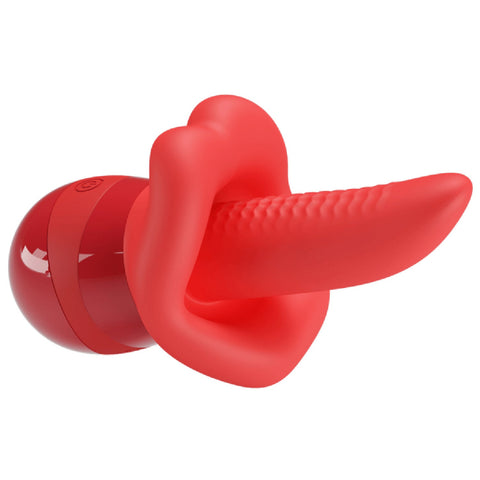 Pretty Love Obelia Flaming Lips – Waterproof Dual Stimulator With 10 Vibration Modes > Sex Toys For Ladies > Clitoral Vibrators and Stimulators