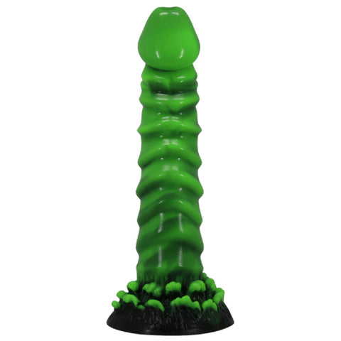 Manticore 9 Inch Textured Silicone Dildo – Body-Safe with Strong Suction Cup > Dildos > Fantasy