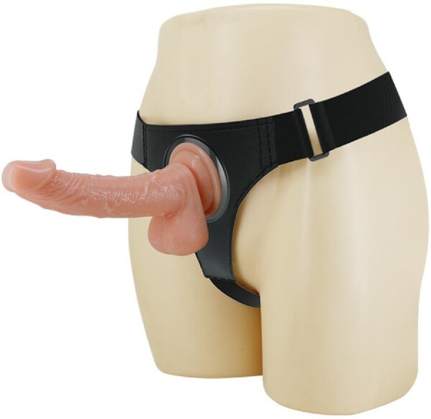 Universal Strap-On Harness – Soft Stretchy Fabric Strap-On Harness with 7.2 Inch Dildo > Dildos > Strap On Harnesses