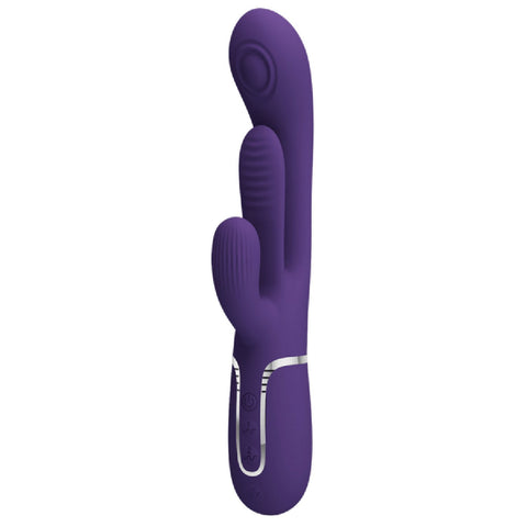 Shania 4in1 Multi-Function Rabbit Vibrator – Velvet Silicone 7 Vibration Settings > Vibrators > Ladies > Rabbit