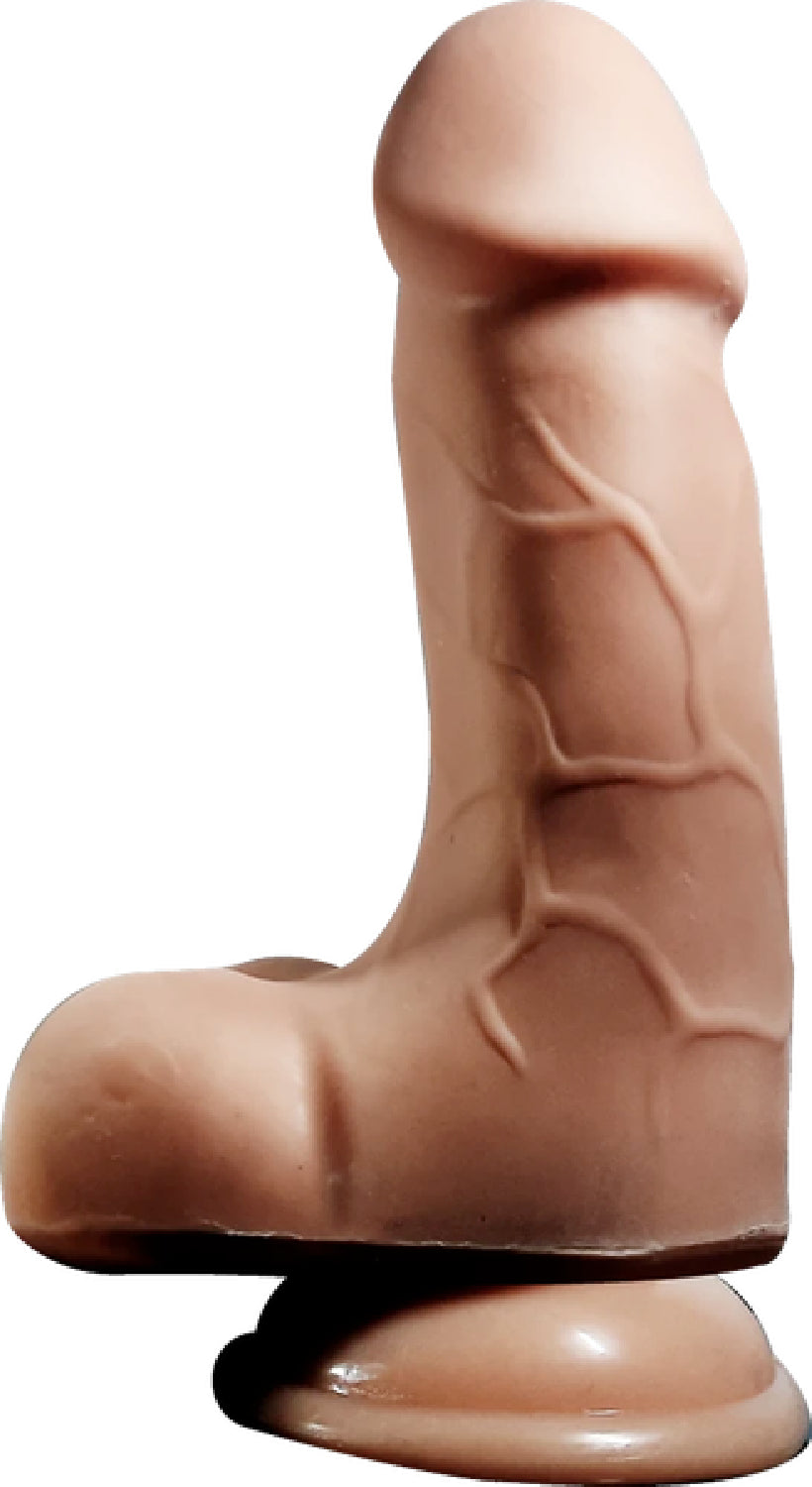 Fuzzy 7" Vibrating Dildo (Flesh) > Dildos > Realistic Dildos Main image
