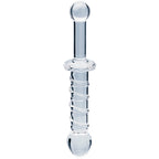 Elysian Swirl Handblown Borosilicate Glass 5.6 Inch Spiral Textured Dildo > Glass > Dildos