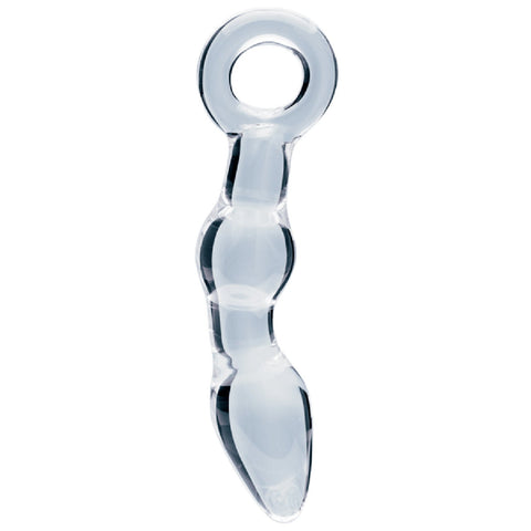 Utopian Mystique – 5.2 Inch Ribbed Glass Anal Dildo > Glass > Dildos