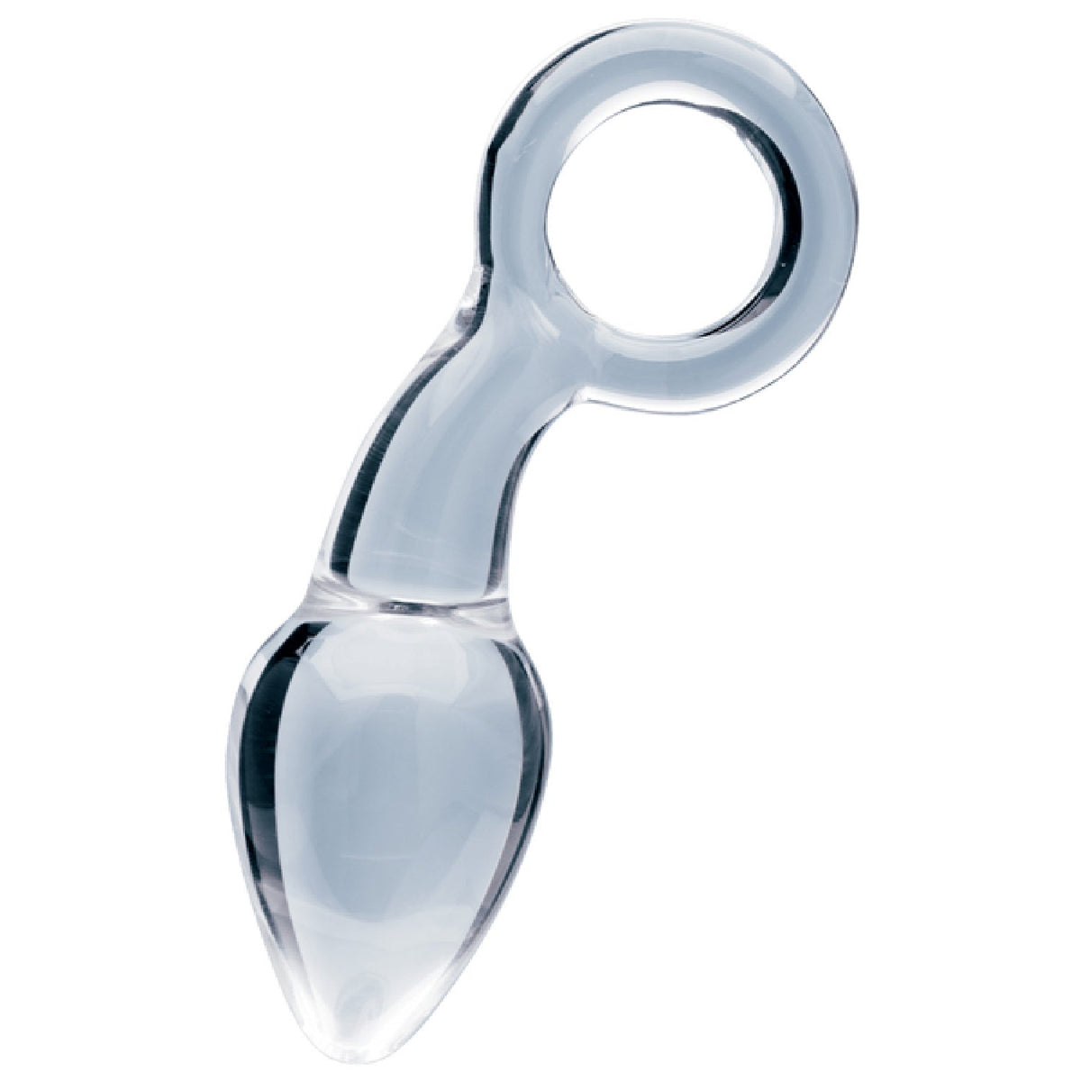 Clarity Utopian Delight – 3.5 Inch Handcrafted Borosilicate Glass Butt Plug > Glass > Dildos Main image