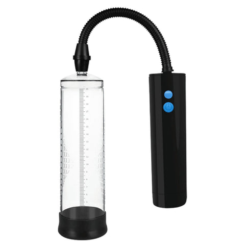 Vaczilla X21 (Black) – USB Rechargeable 3-Speed Cylinder Pump With Silicone Sleeve and Penis Ring > Pumps > Penis Pumps Electric