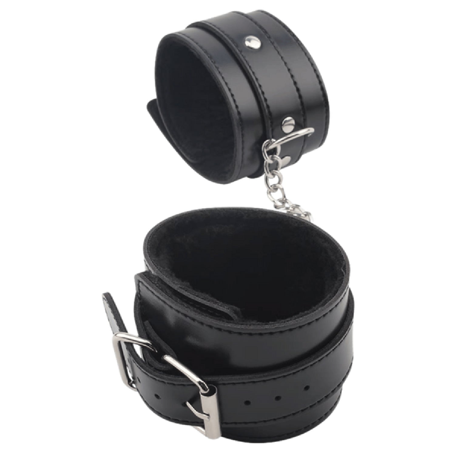 Obey Me Leather Ankle Cuffs – Adjustable Metal Hook Ankle Cuffs > Bondage Gear > Restraints