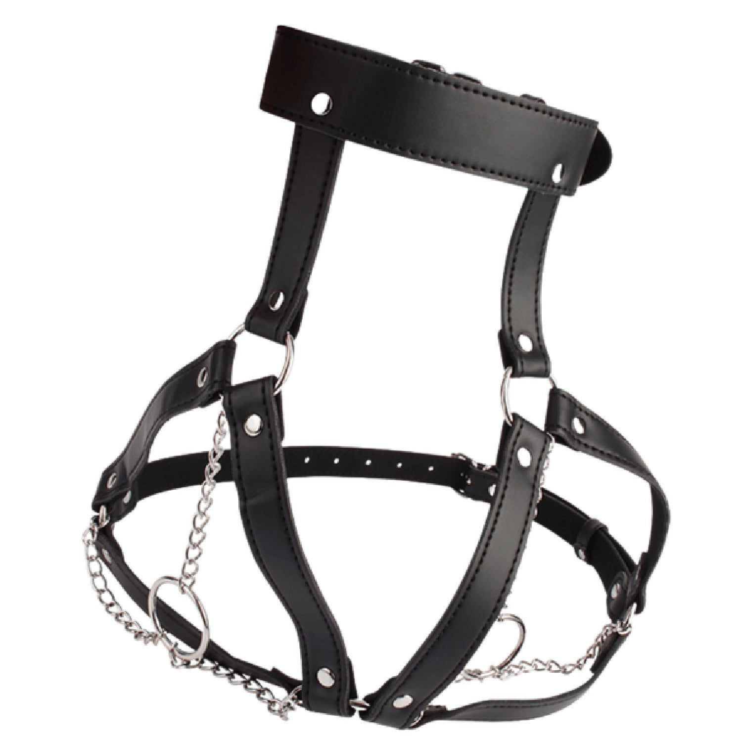 Breast Harness with O-Ring Chains – BDSM Bondage Harness > Clothes > Womens Harnesses