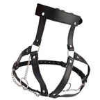 Breast Harness with O-Ring Chains – BDSM Bondage Harness > Clothes > Womens Harnesses