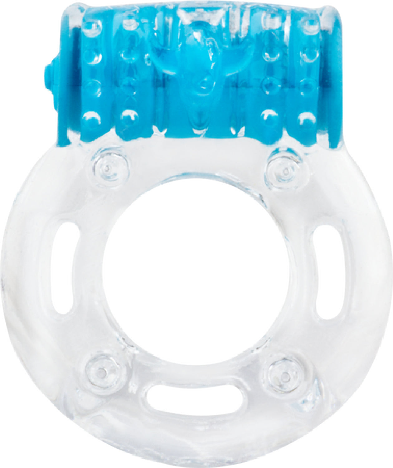 Screaming O Colour Pop Quickie Plus – Stretchy Vibrating Erection Ring with Clitoral Stimulator > Cock Ring > Vibrating