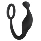 Prostate Plug with Love Ring – Flexible 5 Inch Hygienic Silicone Prostate Plug > Anal Range > Prostate Plugs