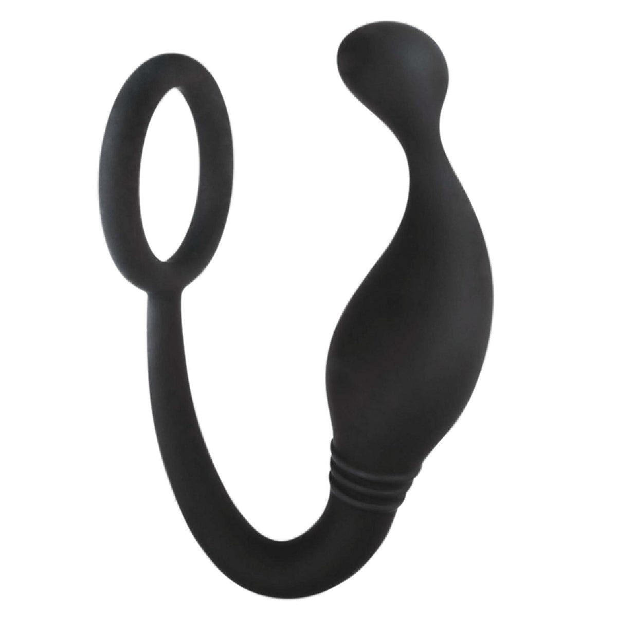 Prostate Plug with Love Ring – Flexible 5 Inch Hygienic Silicone Prostate Plug > Anal Range > Prostate Plugs