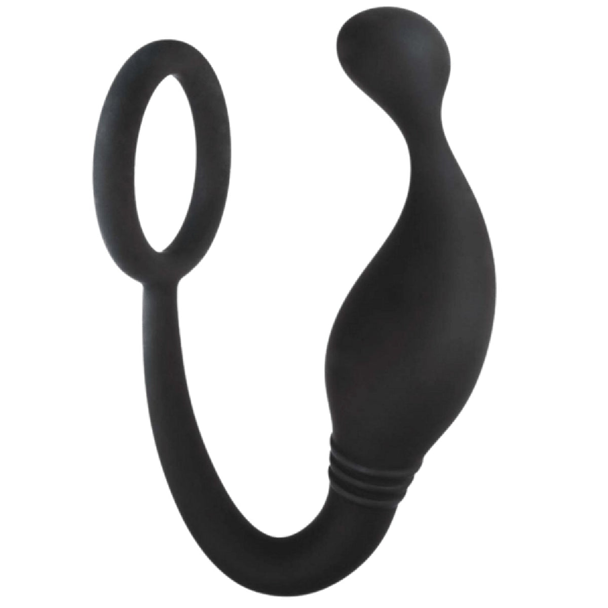Prostate Plug with Love Ring – 4 Inch Hygienic Silicone Butt Plug > Anal Range > Prostate Plugs