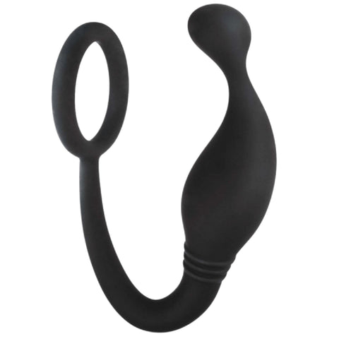 Prostate Plug with Love Ring – 4 Inch Hygienic Silicone Butt Plug > Anal Range > Prostate Plugs