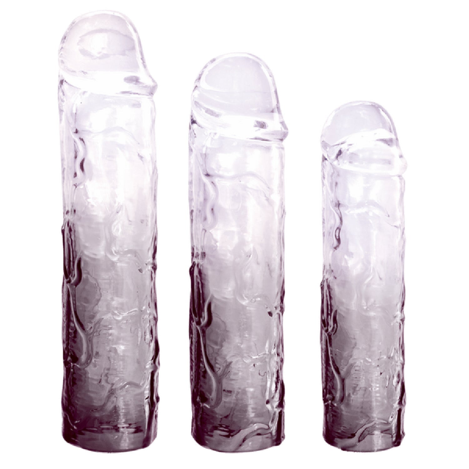 3 in 1 Extension Sleeve (Smoke) – High-Quality TPE Material Soft Flexible Sleeve with Multiple Sizes > Sex Toys For Men > Penis Sleeves