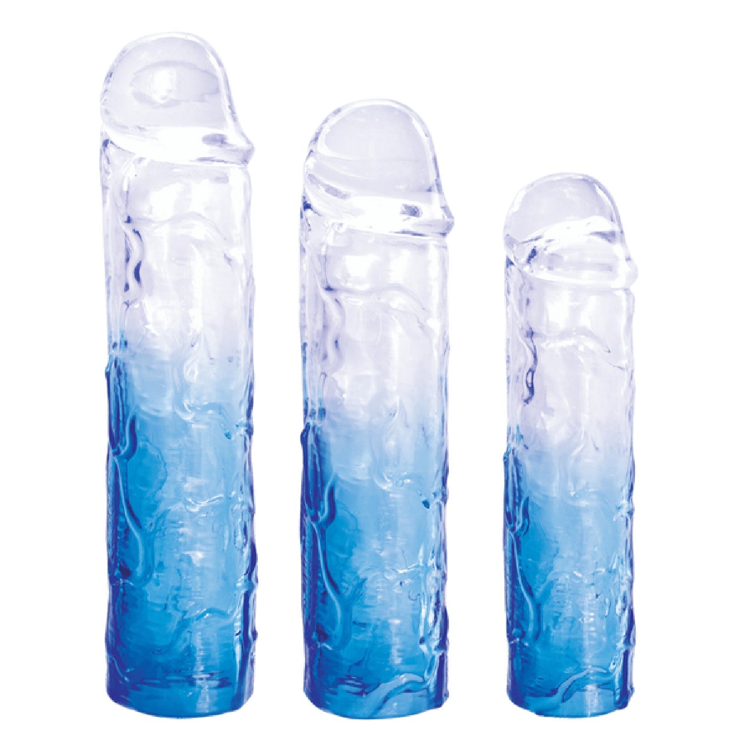 3 in 1 Extension Sleeve (Smoke) – High-Quality TPE Material Soft Flexible Sleeve with Multiple Sizes > Sex Toys For Men > Penis Sleeves