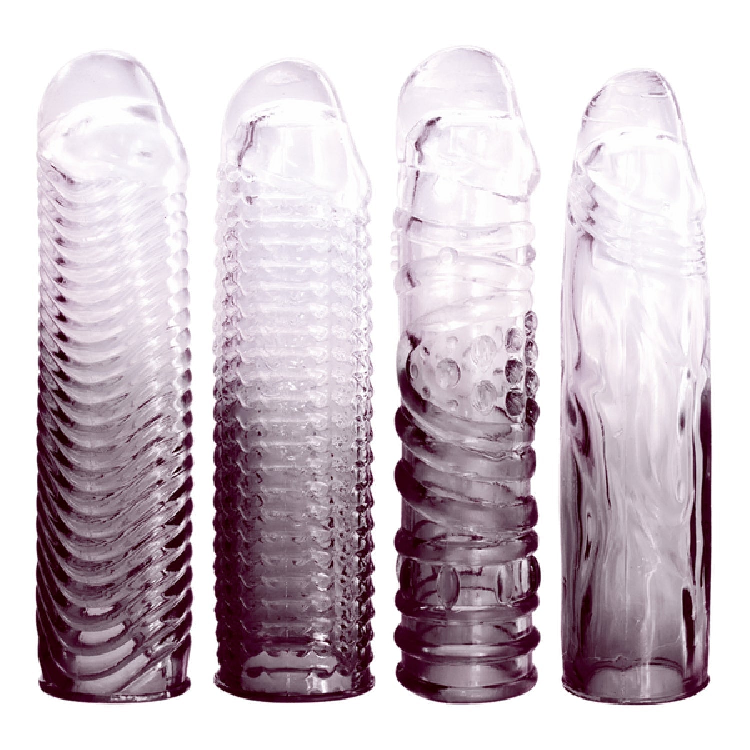 4 in 1 Extension Sleeve (Smoke) – Soft Flexible 7.5 Inch Sleeve > Sex Toys For Men > Penis Sleeves