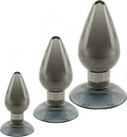 3 In 1 Anal Plug Kit – Flexible Hygienic Suction Cup Base Anal Plugs > Anal Range > Butt Plug Kits