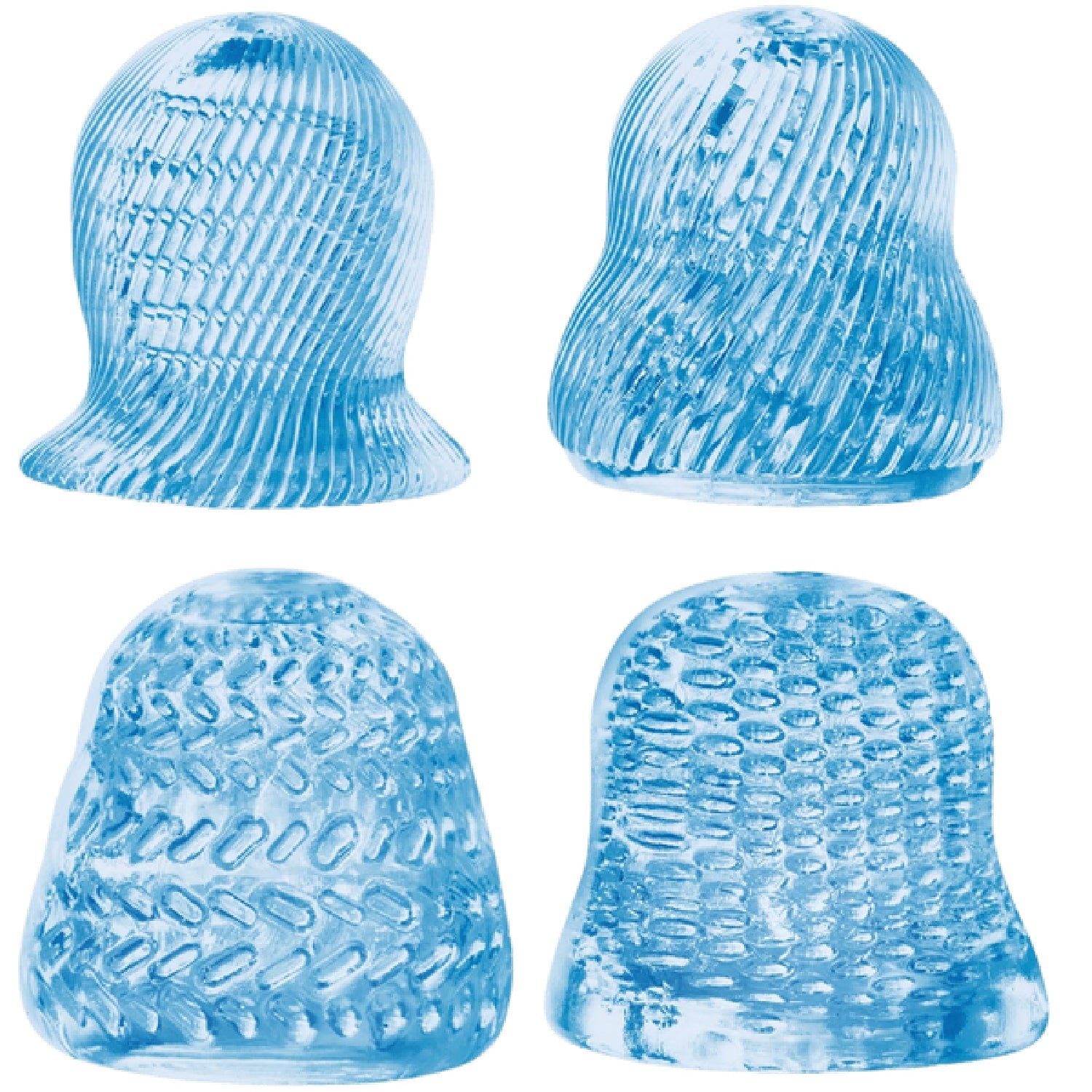 4 in 1 Glans Stroker Set – Multi-Function Stimulation 2 x 1.8 Inch Glans Stroker > Sex Toys For Men > Penis Sleeves