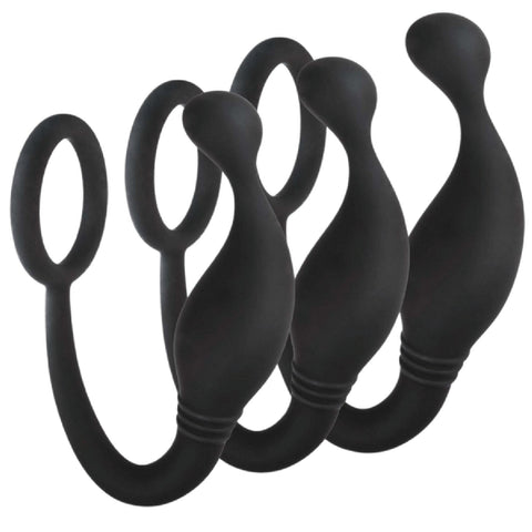 Prostate Plug Set – Hygienic Silicone 3-Piece Small, Medium, and Large Plugs > Anal Range > Prostate Plugs