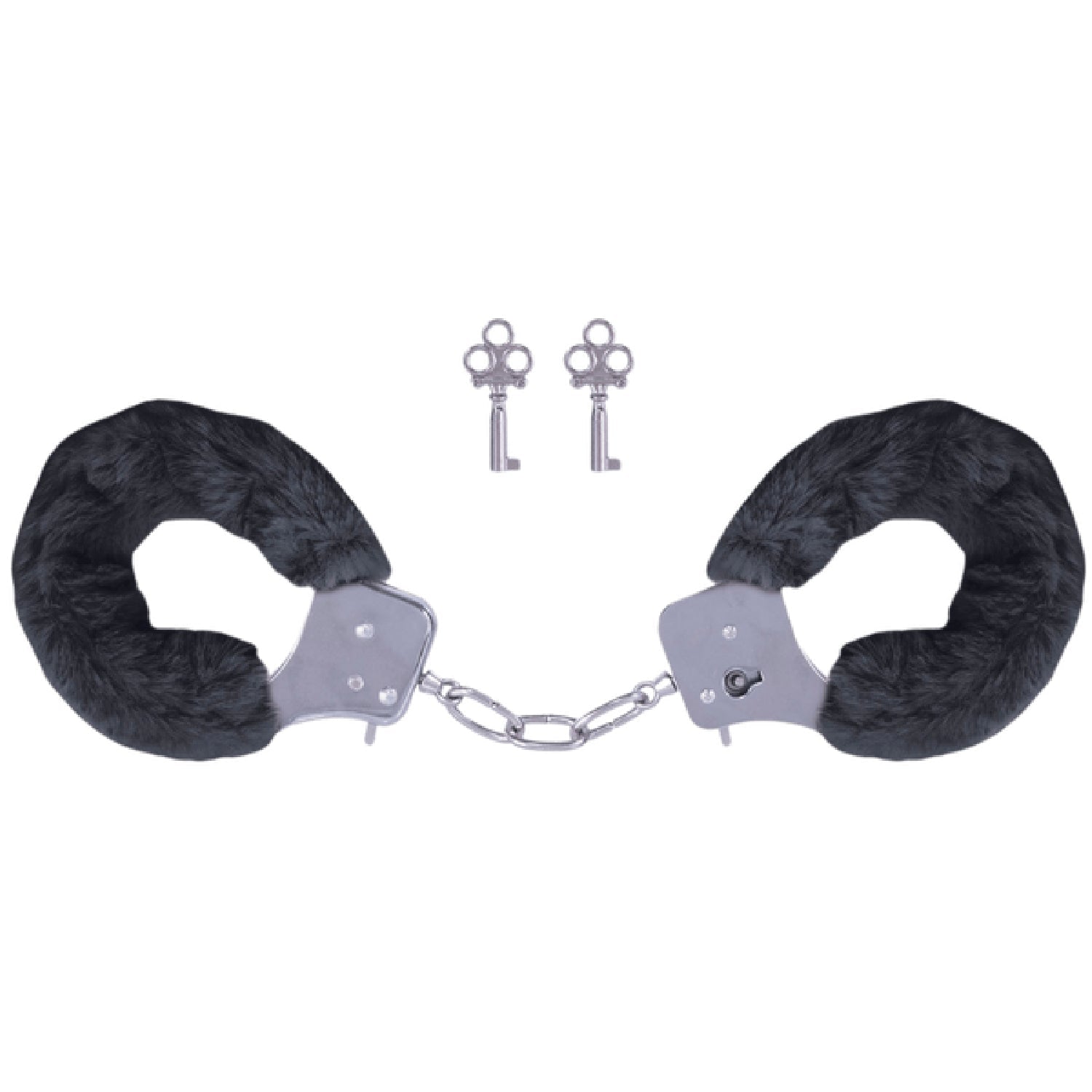 Furry Handcuffs – 7.4cm Chain Length Restraints Secondary image