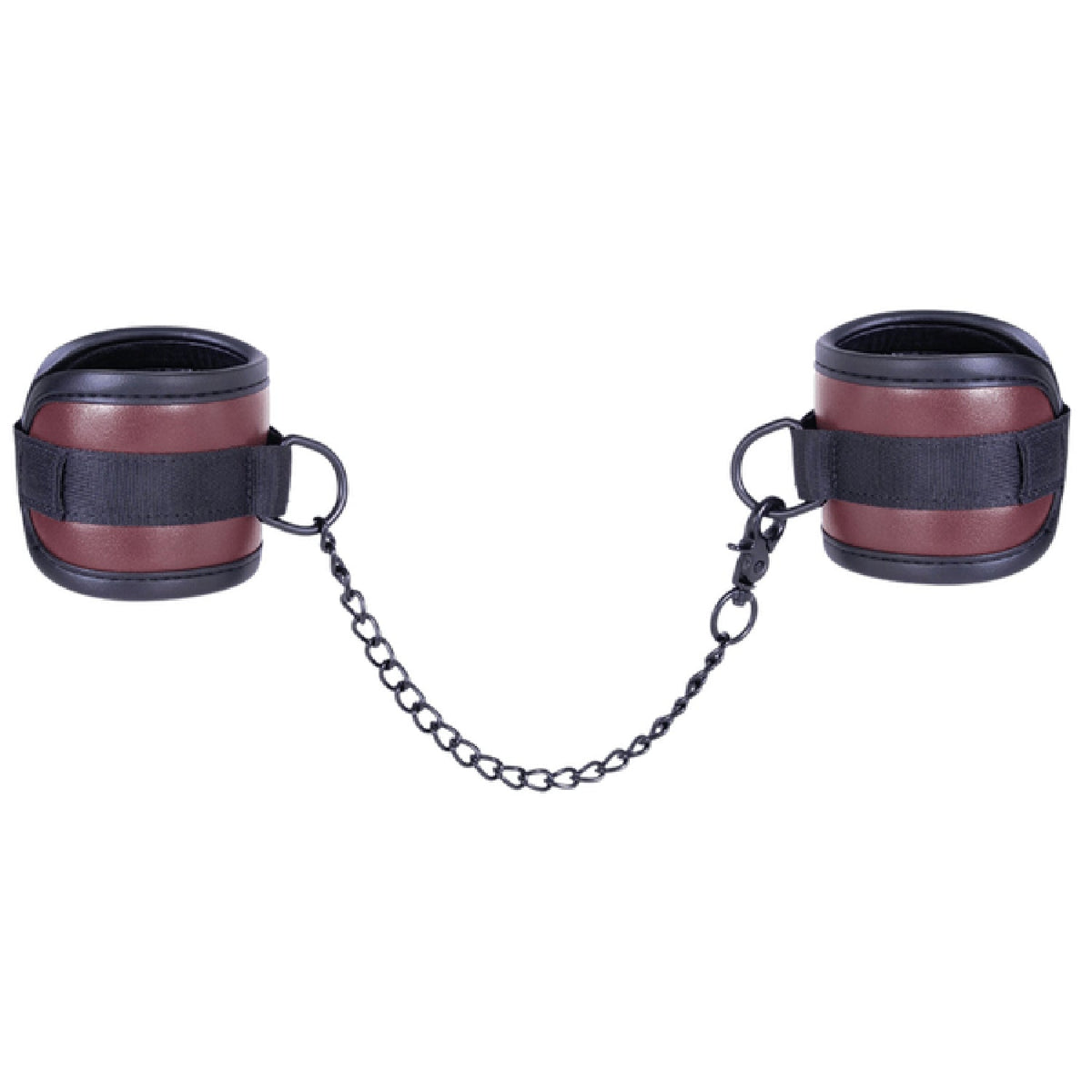 Adjustable Velcro Lock Handcuffs – 22.4cm Chain Length Handcuffs Red > Bondage Gear > Restraints