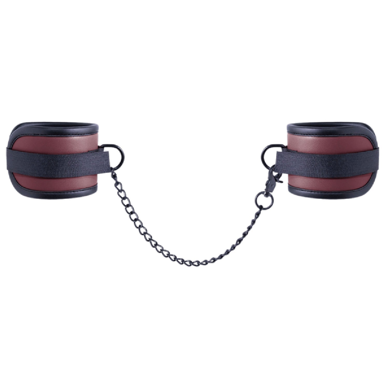 Adjustable Ankle Cuffs with Velcro Lock and 25.9cm Chain – Bondage Restraints > Bondage Gear > Restraints