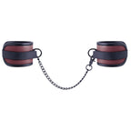 Adjustable Ankle Cuffs with Velcro Lock and 25.9cm Chain – Bondage Restraints > Bondage Gear > Restraints