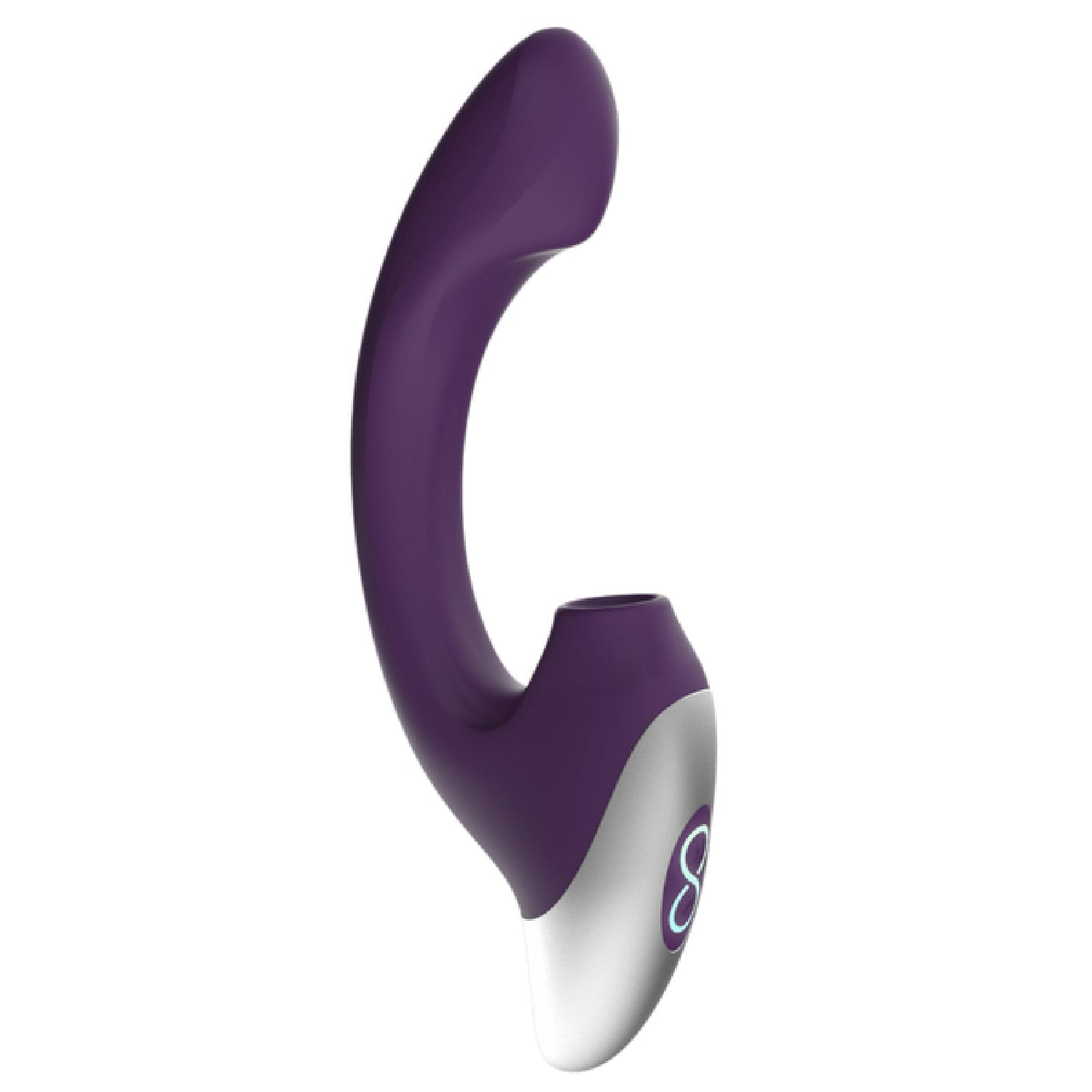 Thumping Rechargeable Silicone Vibrator – 13cm Insertable Length Bendable Shaft Vibrator Secondary image