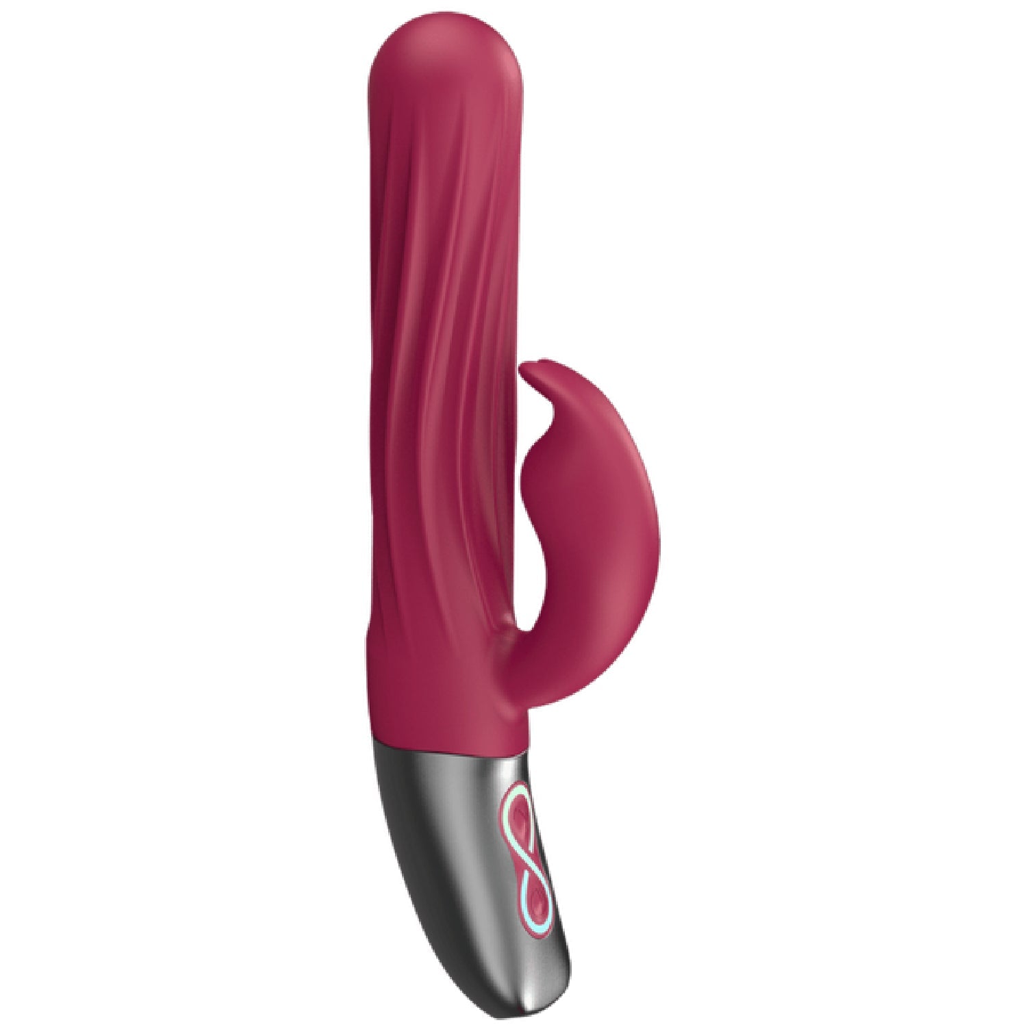 Thrusting Rabbit Rechargeable Silicone Vibrator – 13cm Insertable Length Rabbit Vibrator Secondary image