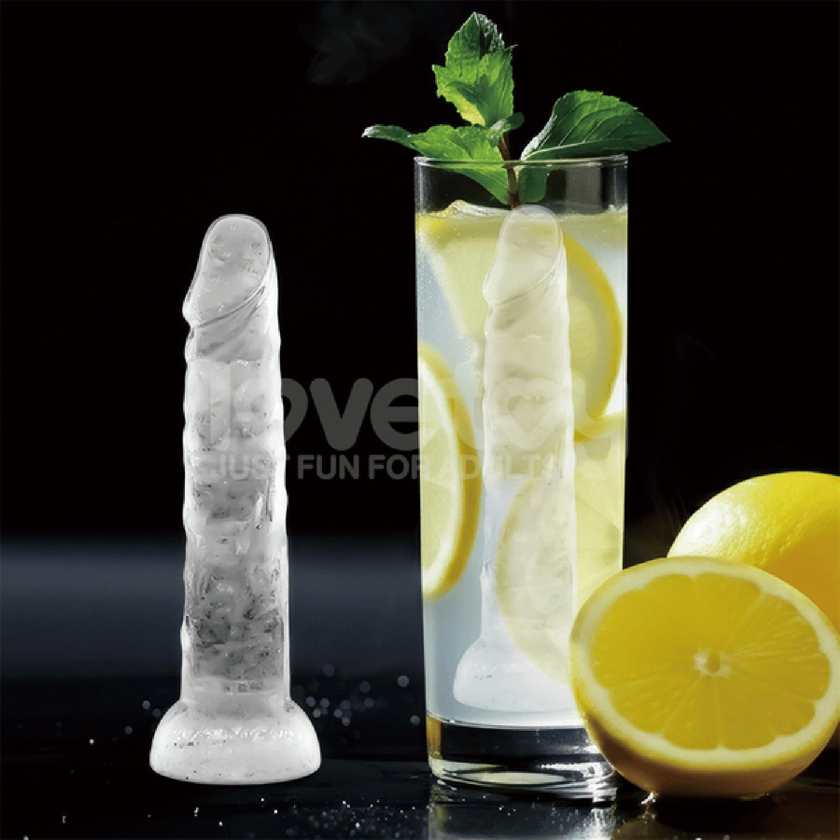 Realistic Penis-Shaped Silicone Ice Tray – Flexible Food-Grade Silicone Ice Mold > Novelties > Party Supplies