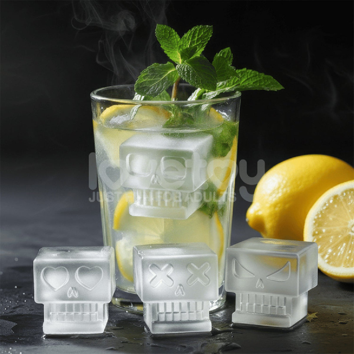 Skull Silicone Ice Tray – Flexible Food-Grade Silicone Drink Accessory > Novelties > Party Supplies
