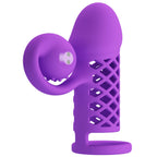 Harden Mind Blowing Miracles – Silicone Penis Sleeve with Vibrations and Ball Strap > Sex Toys For Men > Penis Sleeves